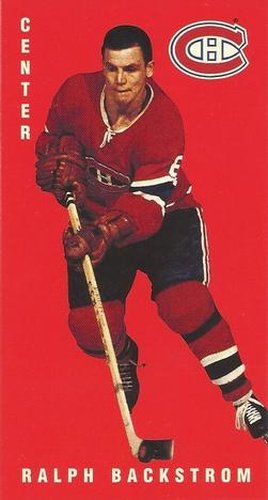 #73 Ralph Backstrom - Montreal Canadiens - 1994-95 Parkhurst Tall Boys 1964-65 Hockey