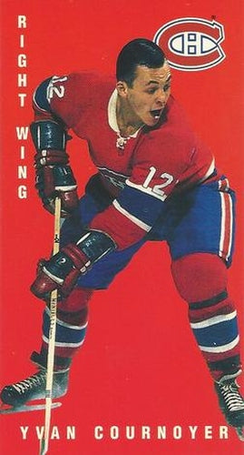 #75 Yvan Cournoyer - Montreal Canadiens - 1994-95 Parkhurst Tall Boys 1964-65 Hockey