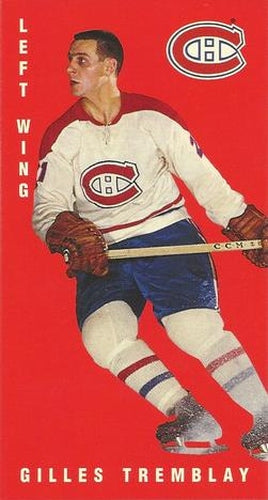 #77 Gilles Tremblay - Montreal Canadiens - 1994-95 Parkhurst Tall Boys 1964-65 Hockey