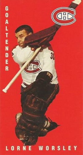 #81 Gump Worsley - Montreal Canadiens - 1994-95 Parkhurst Tall Boys 1964-65 Hockey