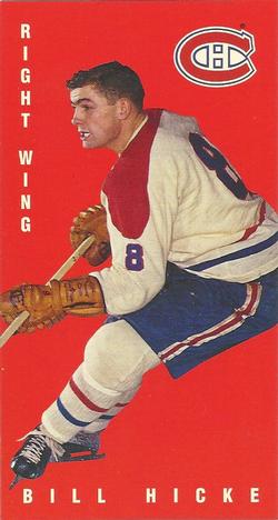 #86 Bill Hicke - Montreal Canadiens - 1994-95 Parkhurst Tall Boys 1964-65 Hockey