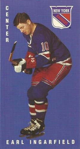 #91 Earl Ingarfield - New York Rangers - 1994-95 Parkhurst Tall Boys 1964-65 Hockey