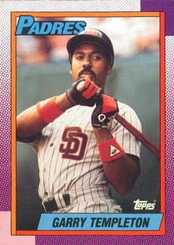 #481 Garry Templeton - San Diego Padres - 1990 O-Pee-Chee Baseball