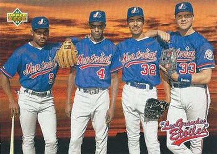 #481 Marquis Grissom / Delino DeShields / Dennis Martinez / Larry Walker - Montreal Expos - 1993 Upper Deck Baseball