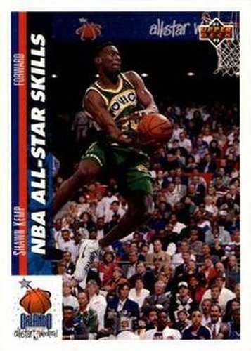 #481 Shawn Kemp - Seattle SuperSonics - 1991-92 Upper Deck Basketball