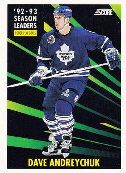 #481 Dave Andreychuk - Toronto Maple Leafs - 1993-94 Score Canadian Hockey