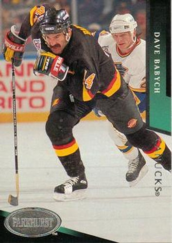 #481 Dave Babych - Vancouver Canucks - 1993-94 Parkhurst Hockey