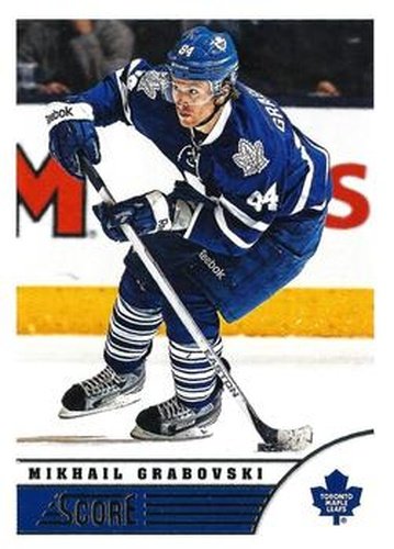#481 Mikhail Grabovski - Toronto Maple Leafs - 2013-14 Score Hockey