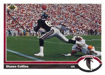 #481 Shawn Collins - Atlanta Falcons - 1991 Upper Deck Football