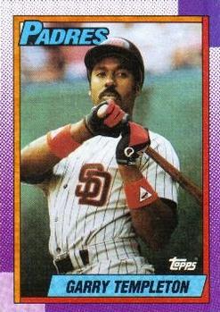 #481 Garry Templeton - San Diego Padres - 1990 Topps Baseball