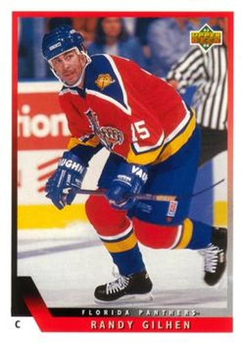 #481 Randy Gilhen - Florida Panthers - 1993-94 Upper Deck Hockey