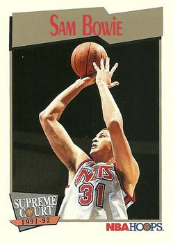 #481 Sam Bowie - New Jersey Nets - 1991-92 Hoops Basketball