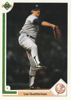 #481 Lee Guetterman - New York Yankees - 1991 Upper Deck Baseball
