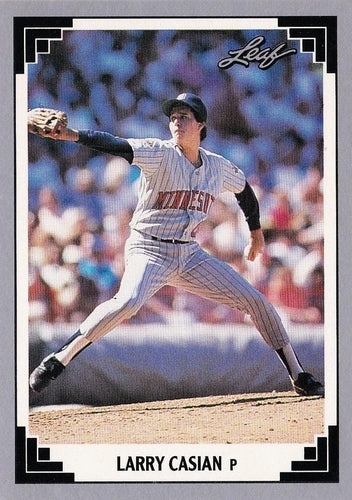 #481 Larry Casian - Minnesota Twins - 1991 Leaf Baseball