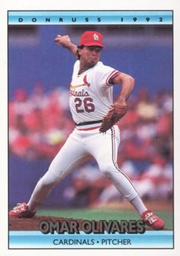 #481 Omar Olivares - St. Louis Cardinals - 1992 Donruss Baseball