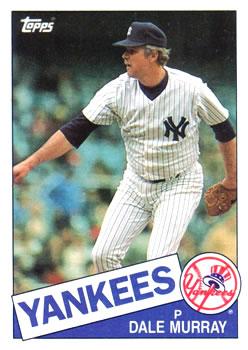 #481 Dale Murray - New York Yankees - 1985 Topps Baseball