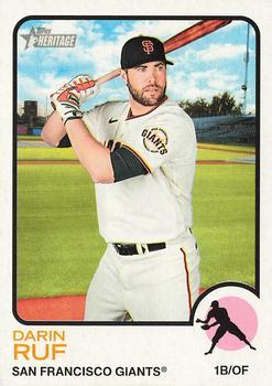 #481 Darin Ruf - San Francisco Giants - 2022 Topps Heritage Baseball