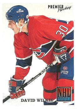#481 David Wilkie - Montreal Canadiens - 1994-95 Topps Premier Hockey