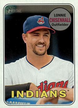 #481 Lonnie Chisenhall - Cleveland Indians - 2018 Topps Heritage Baseball