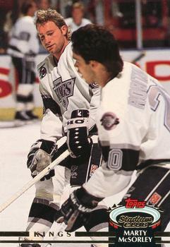 #481 Marty McSorley - Los Angeles Kings - 1992-93 Stadium Club Hockey