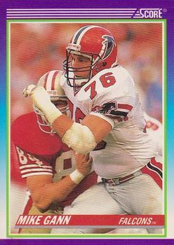 #481 Mike Gann - Atlanta Falcons - 1990 Score Football