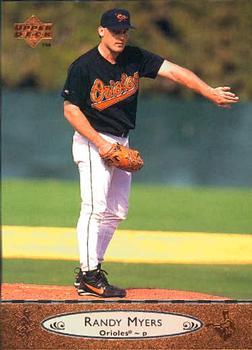 #481 Randy Myers - Baltimore Orioles - 1996 Upper Deck Baseball