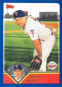#481 Rick Reed - Minnesota Twins - 2003 Topps Baseball