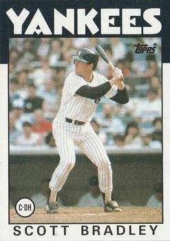 #481 Scott Bradley - New York Yankees - 1986 Topps Baseball