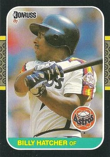 #481 Billy Hatcher - Houston Astros - 1987 Donruss Baseball