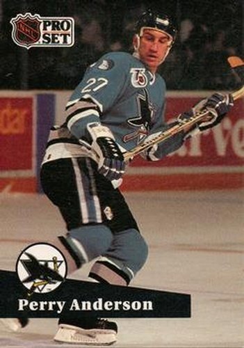#481 Perry Anderson - 1991-92 Pro Set Hockey