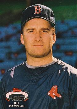 #481 Jeff Plympton - Boston Red Sox - 1992 Stadium Club Baseball