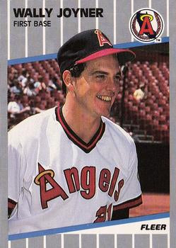 #481 Wally Joyner - California Angels - 1989 Fleer Baseball