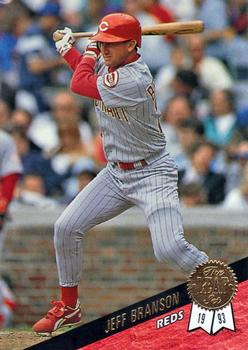 #481 Jeff Branson - Cincinnati Reds - 1993 Leaf Baseball