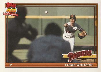 #481 Ed Whitson - San Diego Padres - 1991 O-Pee-Chee Baseball