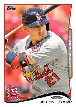 #481a Allen Craig - St. Louis Cardinals - 2014 Topps Baseball