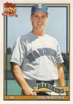 #482 Tino Martinez - Seattle Mariners - 1991 O-Pee-Chee Baseball