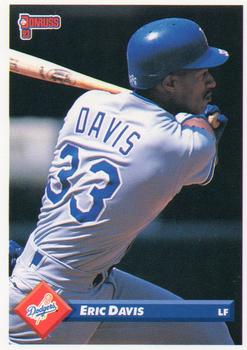 #482 Eric Davis - Los Angeles Dodgers - 1993 Donruss Baseball