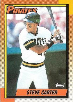 #482 Steve Carter - Pittsburgh Pirates - 1990 O-Pee-Chee Baseball