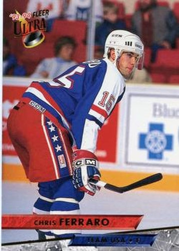 #482 Chris Ferraro - USA - 1993-94 Ultra Hockey