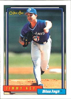 #482 Jimmy Key - Toronto Blue Jays - 1992 O-Pee-Chee Baseball
