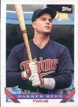 #482 Darren Reed - Minnesota Twins - 1993 Topps Baseball