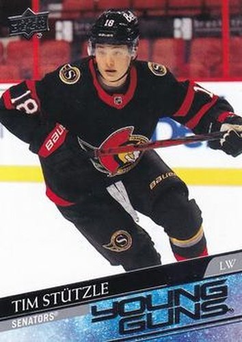 #482 Tim Stutzle - Ottawa Senators - 2020-21 Upper Deck Hockey