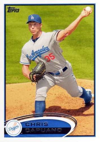 #482 Chris Capuano - Los Angeles Dodgers - 2012 Topps Baseball