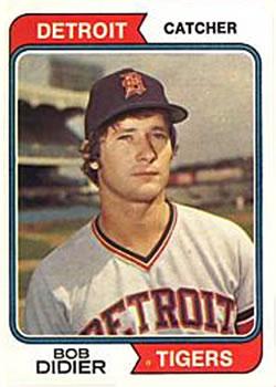 #482 Bob Didier - Detroit Tigers - 1974 Topps Baseball