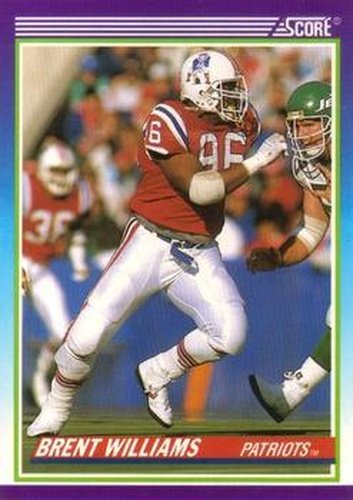 #482 Brent Williams - New England Patriots - 1990 Score Football