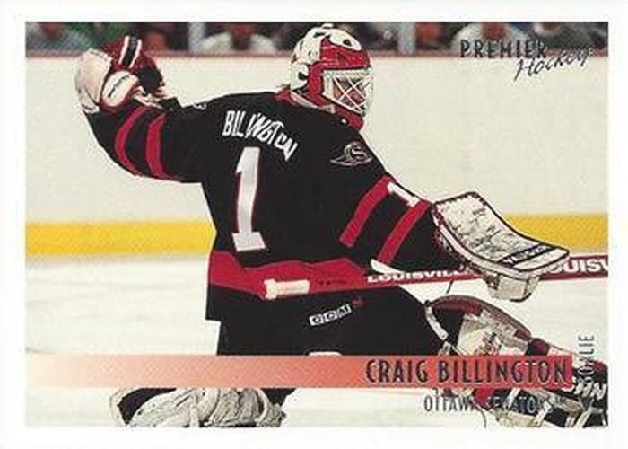 #482 Craig Billington - Ottawa Senators - 1994-95 Topps Premier Hockey