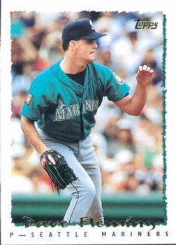 #482 Dave Fleming - Seattle Mariners - 1995 Topps Baseball