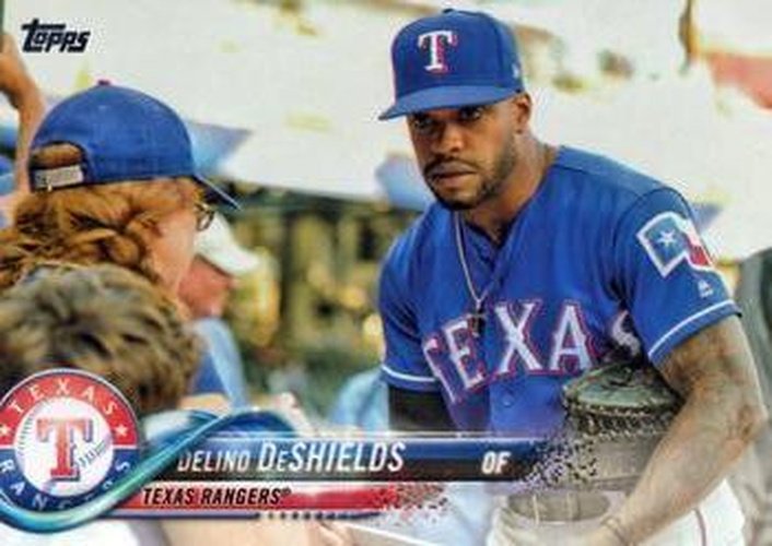 #482 Delino DeShields - Texas Rangers - 2018 Topps Baseball