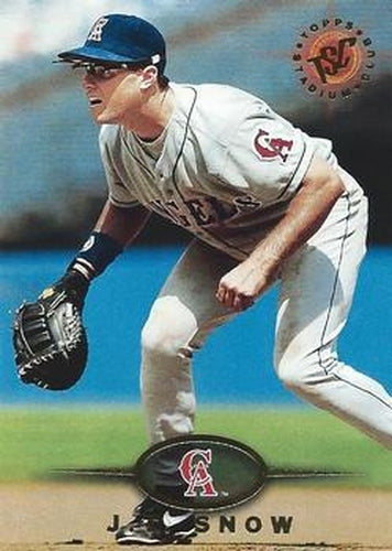 #482 J.T. Snow - California Angels - 1995 Stadium Club Baseball