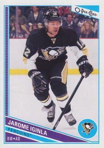 #482 Jarome Iginla - Pittsburgh Penguins - 2013-14 O-Pee-Chee Hockey